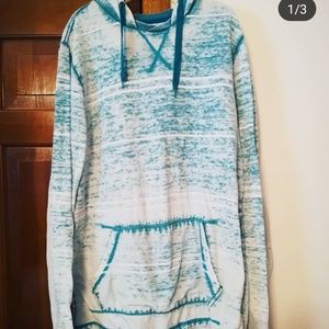 Blue and White Sweatshirt